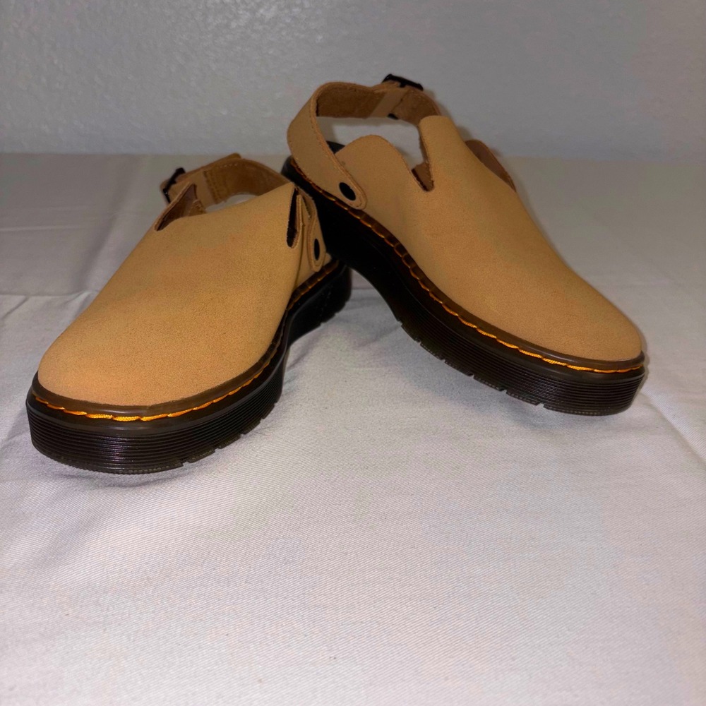 Dr. Martens Tan Mules